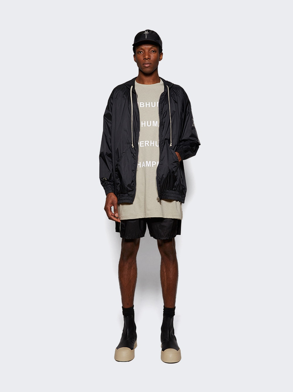 X  Champion Jumbo Jason S Hoodie Black - 5
