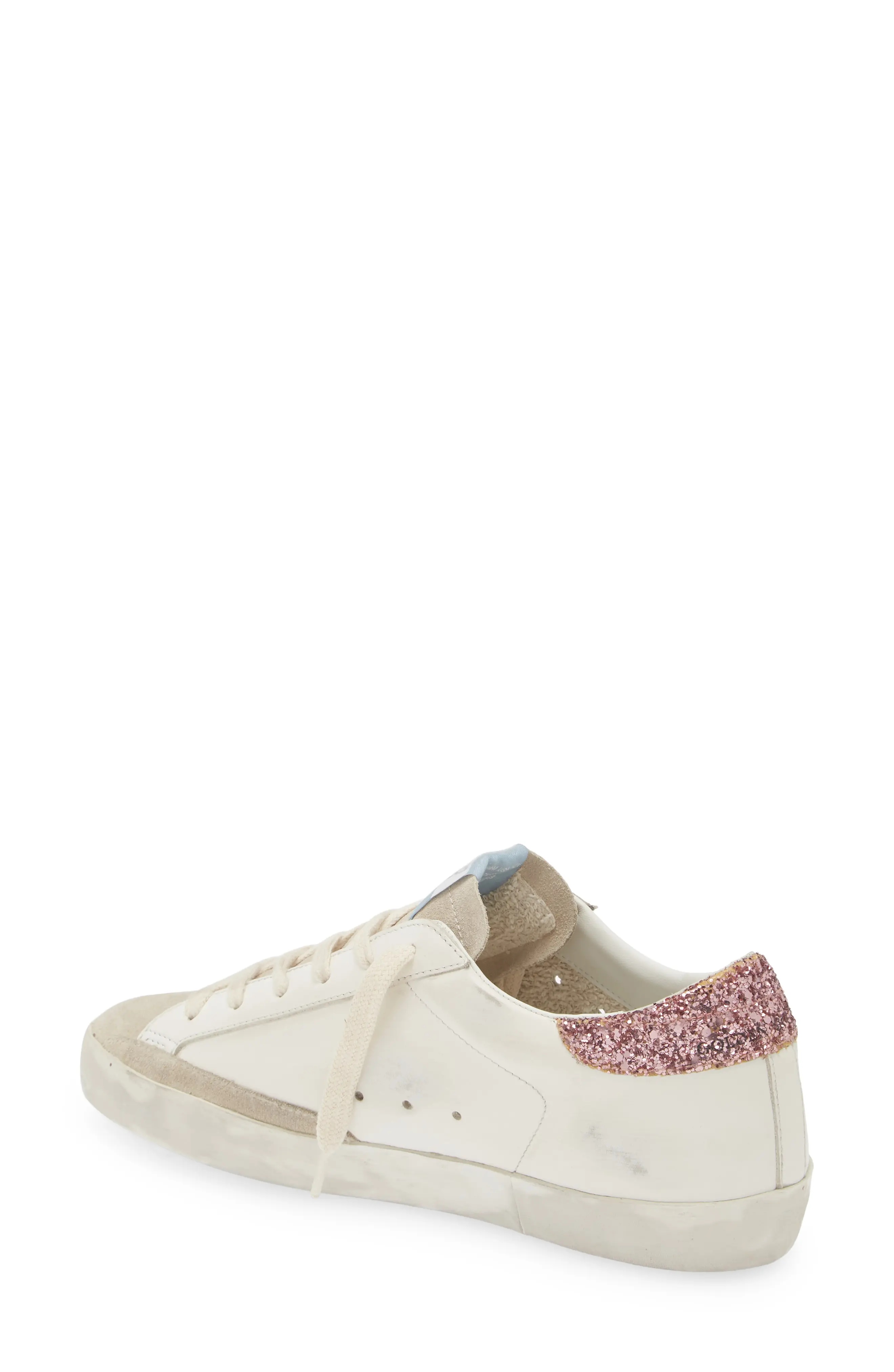 Super-Star Sneaker in White/Pink - 2