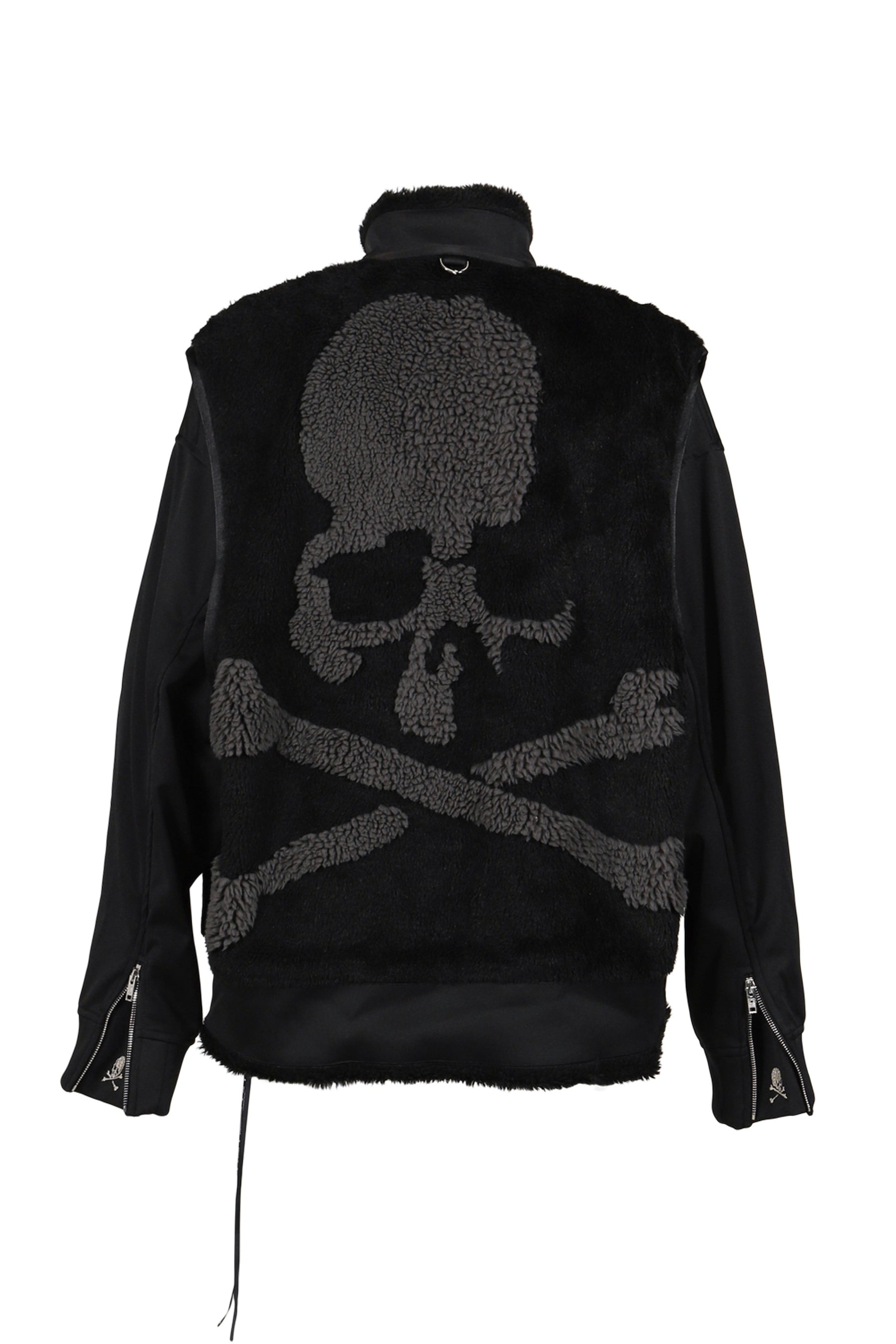 LAYERED SHERPA JACKET / BLK - 2