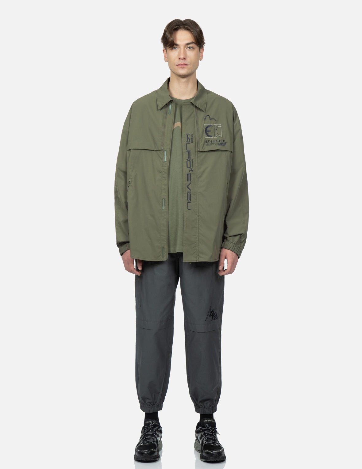Logo Embroidery Shirt Jacket - 5
