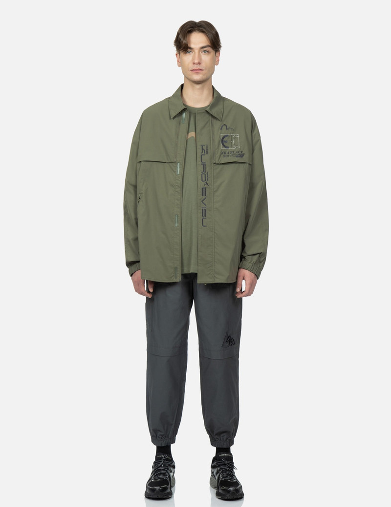 Logo Embroidery Shirt Jacket 5