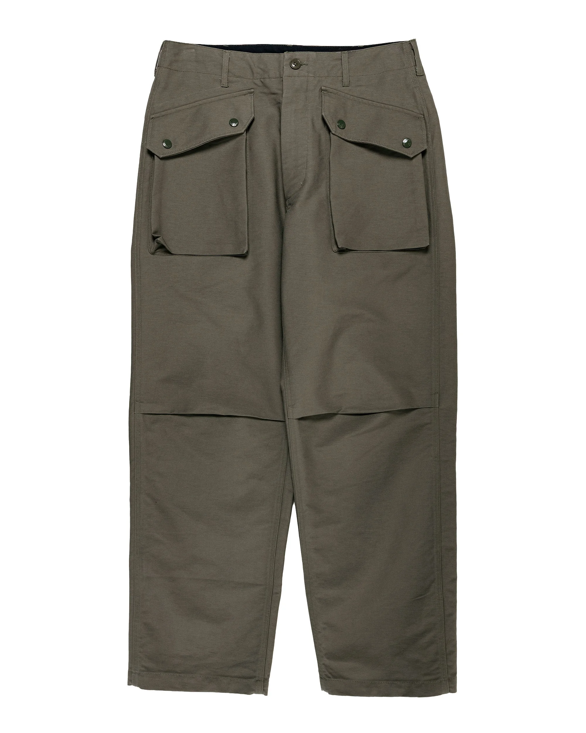 Norwegian Army Pant Olive Cotton Double Cloth - 1