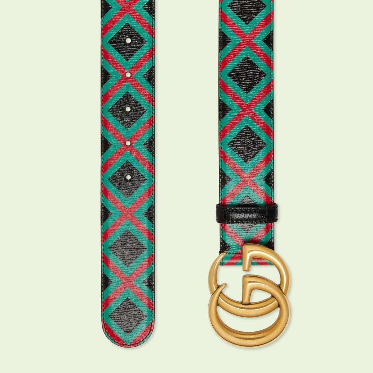 Criss-cross belt with Double G - 2
