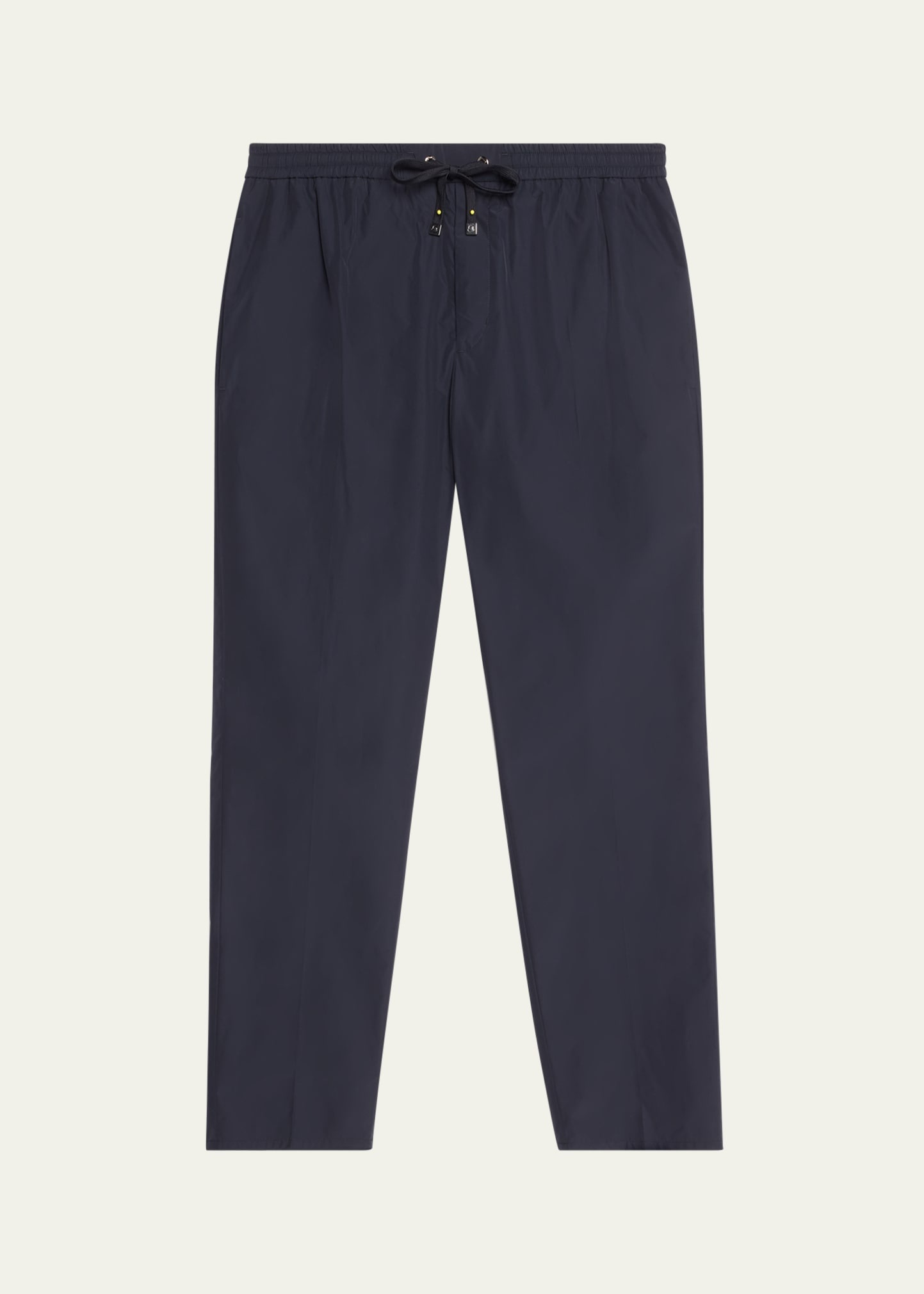 Men's Drawstring Straight-Leg Trousers - 1
