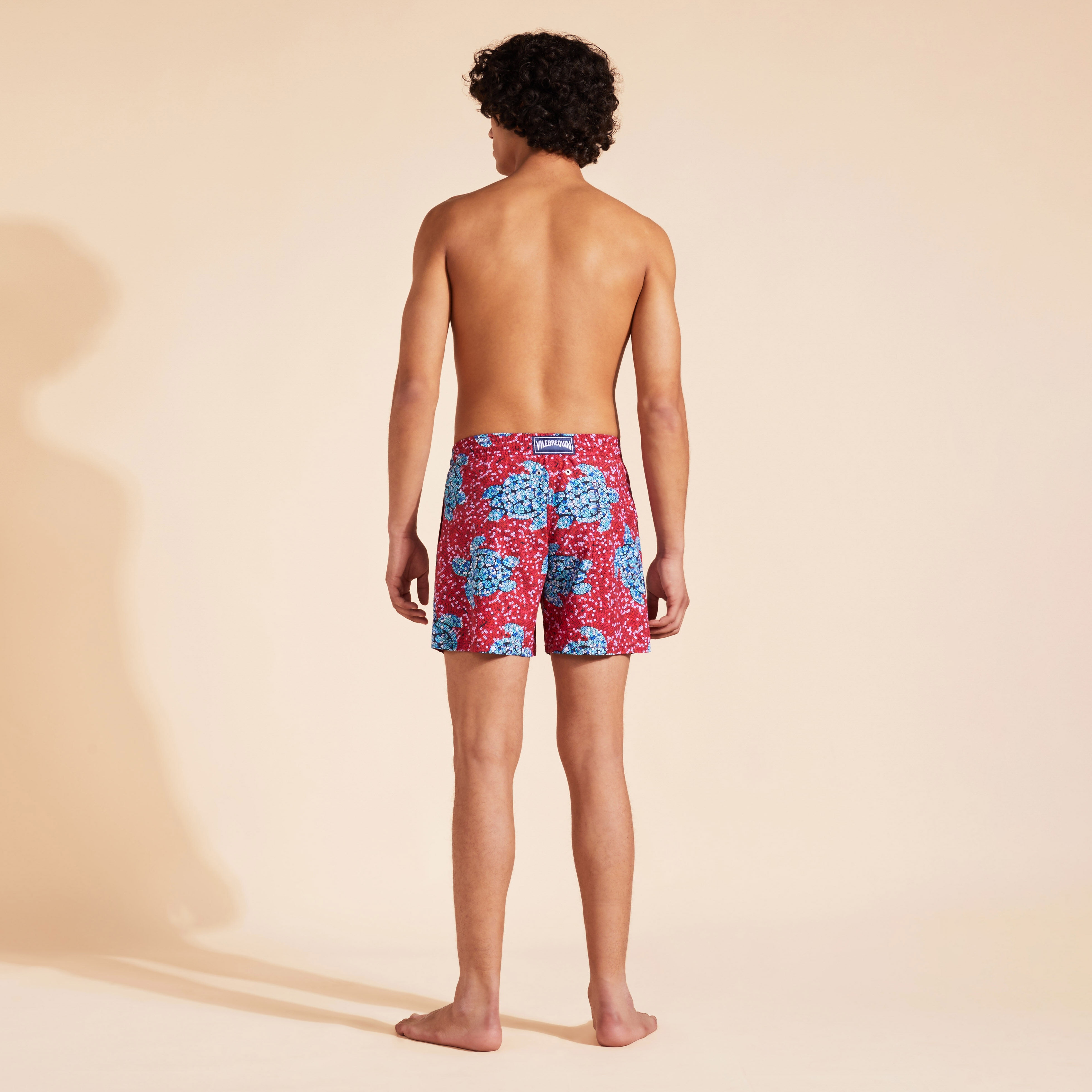 Men Swim Trunks Turtles Sequins - 4