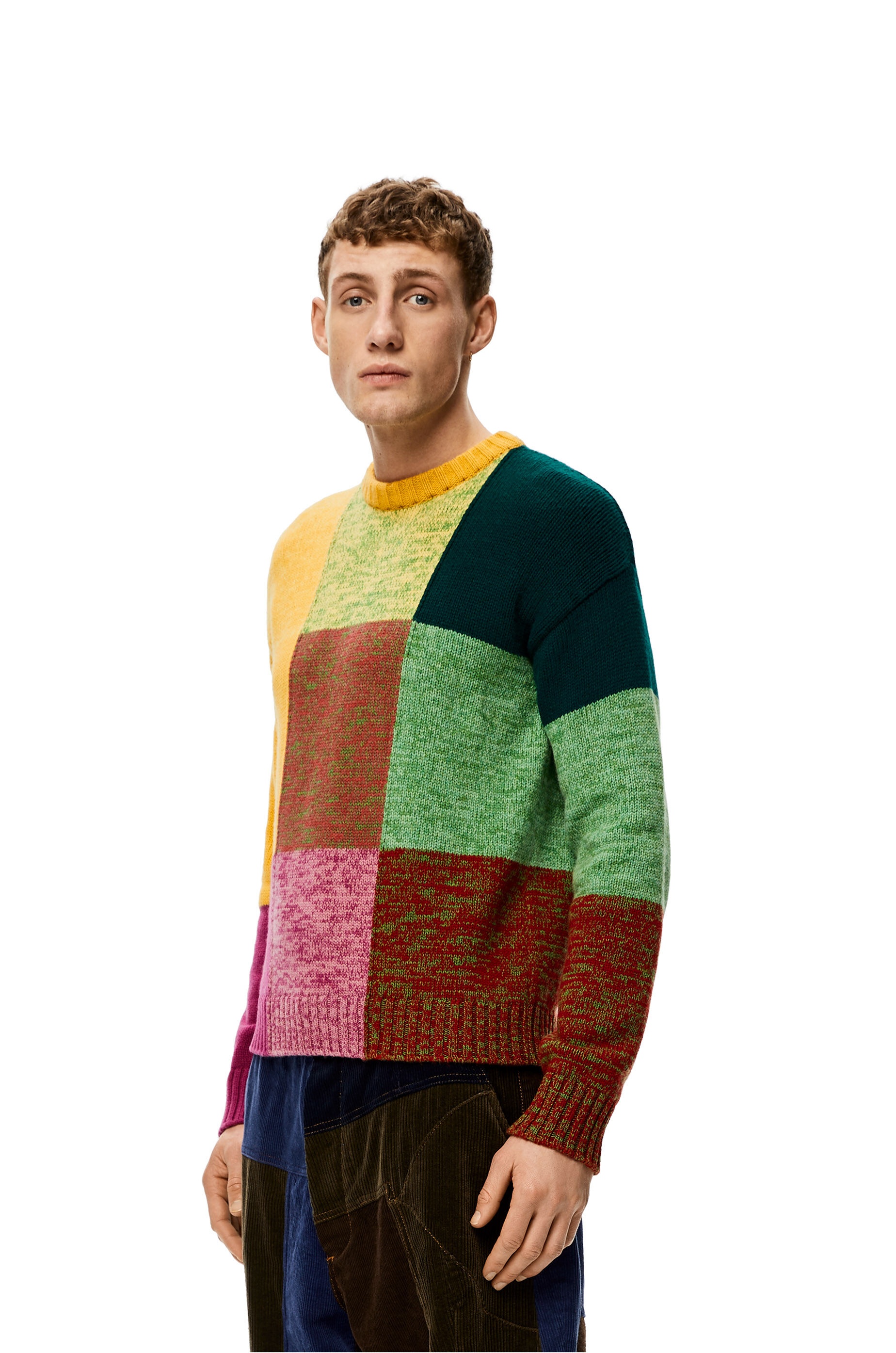 Colourblock sweater in wool - 3