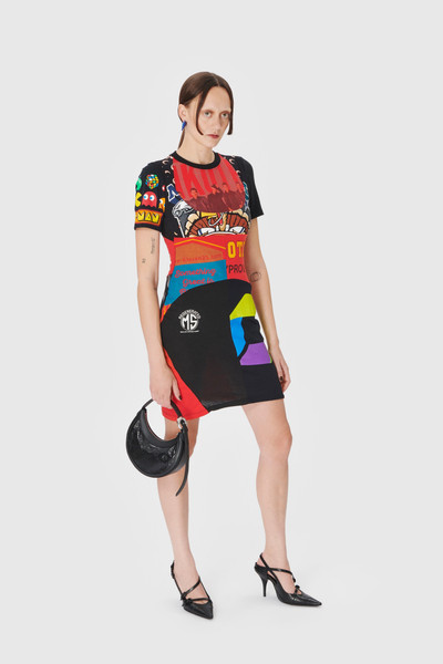 Marine Serre Regenerated Graphic T-Shirt Mini Dress outlook