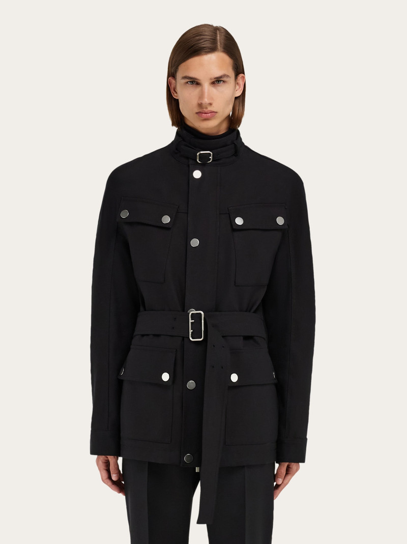 FERRAGAMO Sahariana with patch pockets outlook