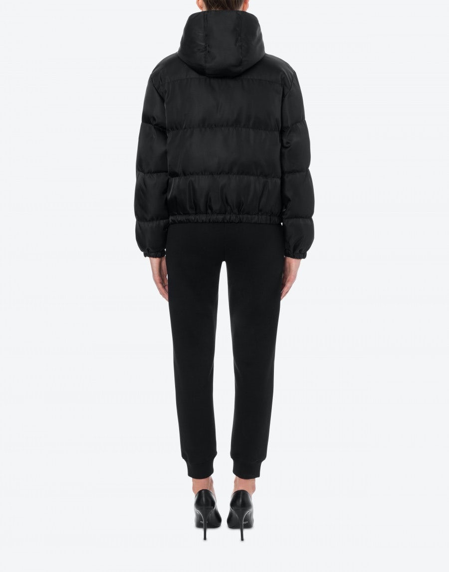 LETTERING LOGO NYLON DOWN JACKET - 3