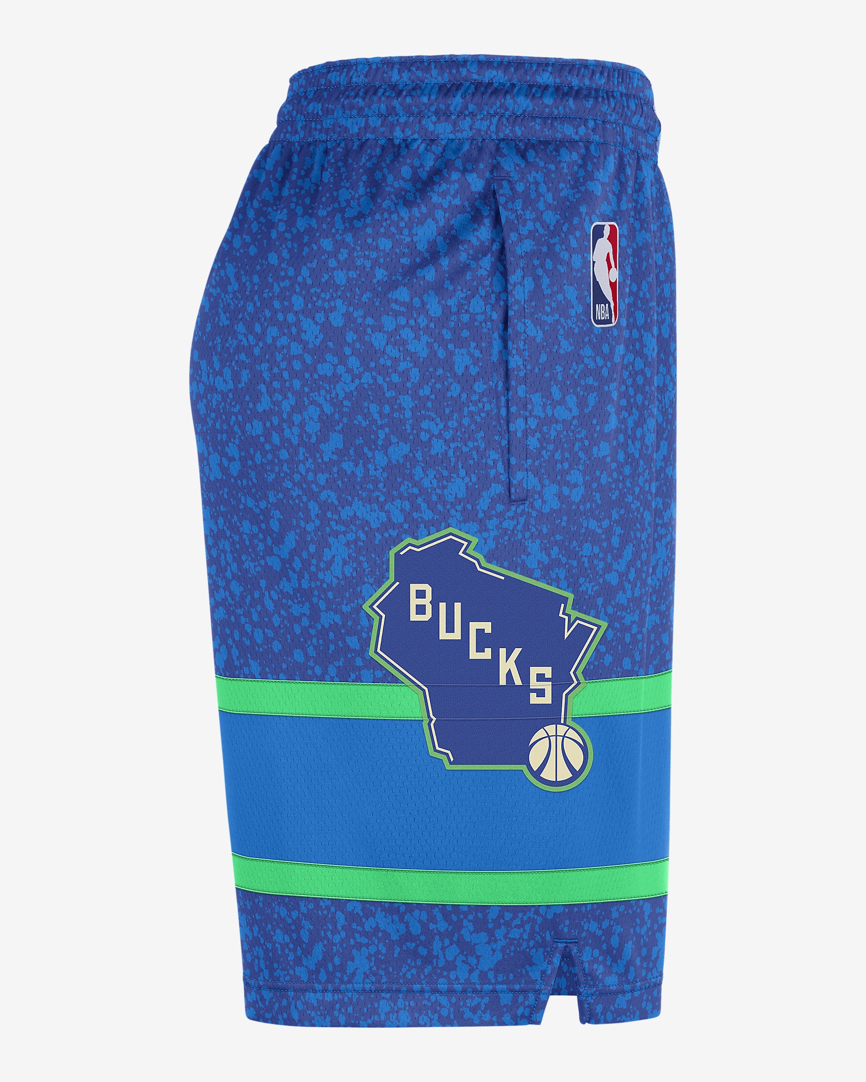 Milwaukee Bucks City Edition 2023/24 Nike Men's Dri-FIT NBA Swingman Shorts - 4