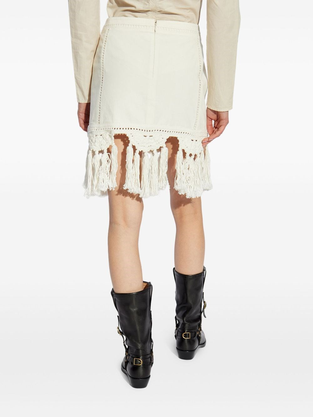 Sandra cotton mini skirt - 2