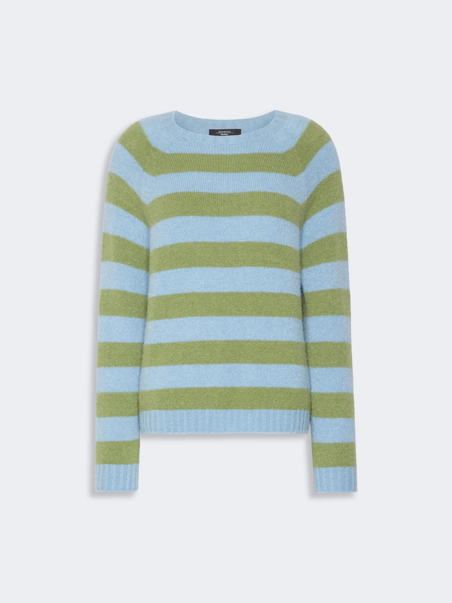 GHIACCI Alpaca and cotton sweater - LIGHT BLUE - 1