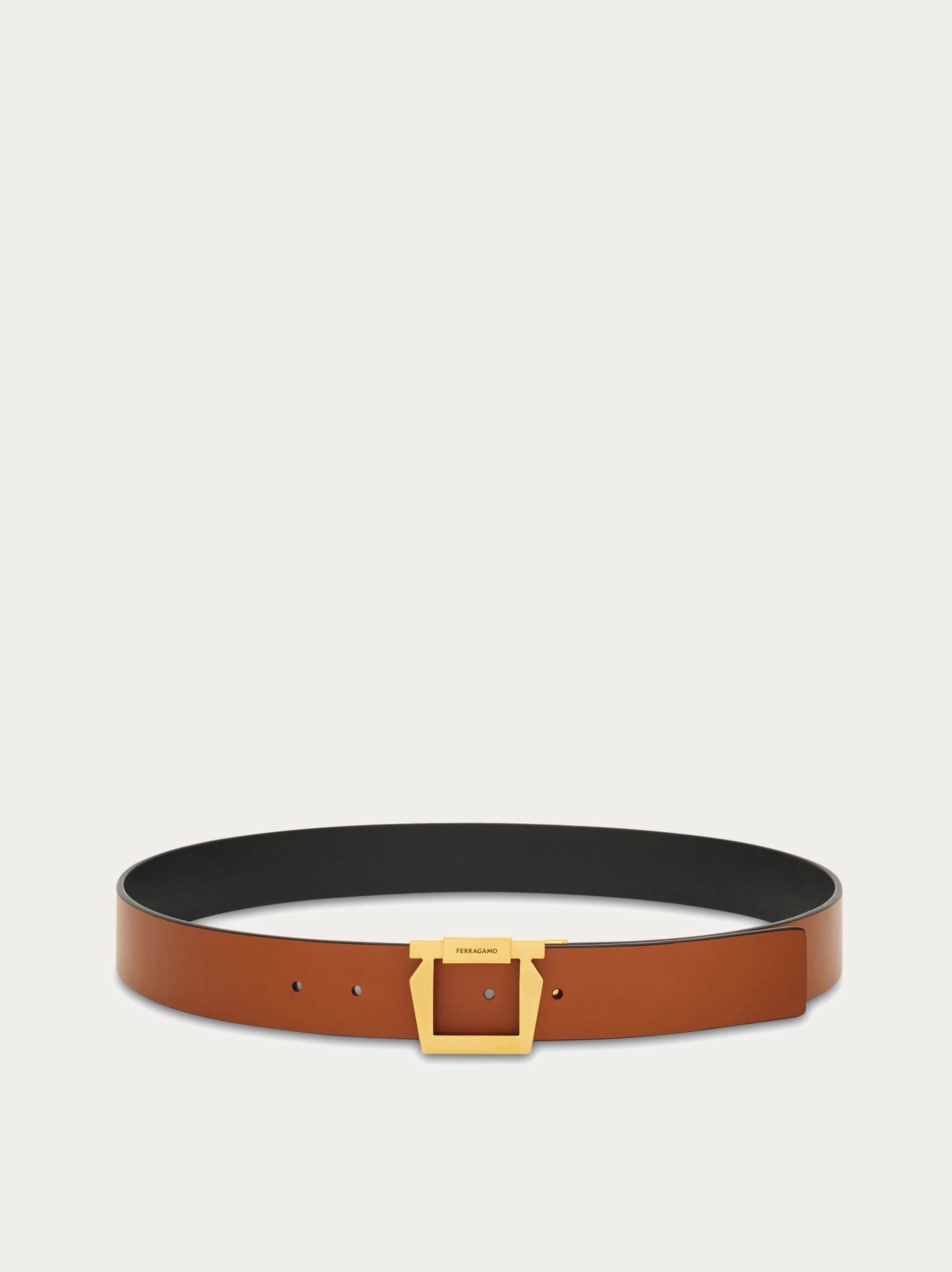 Reversible and adjustable Gancini belt - 3