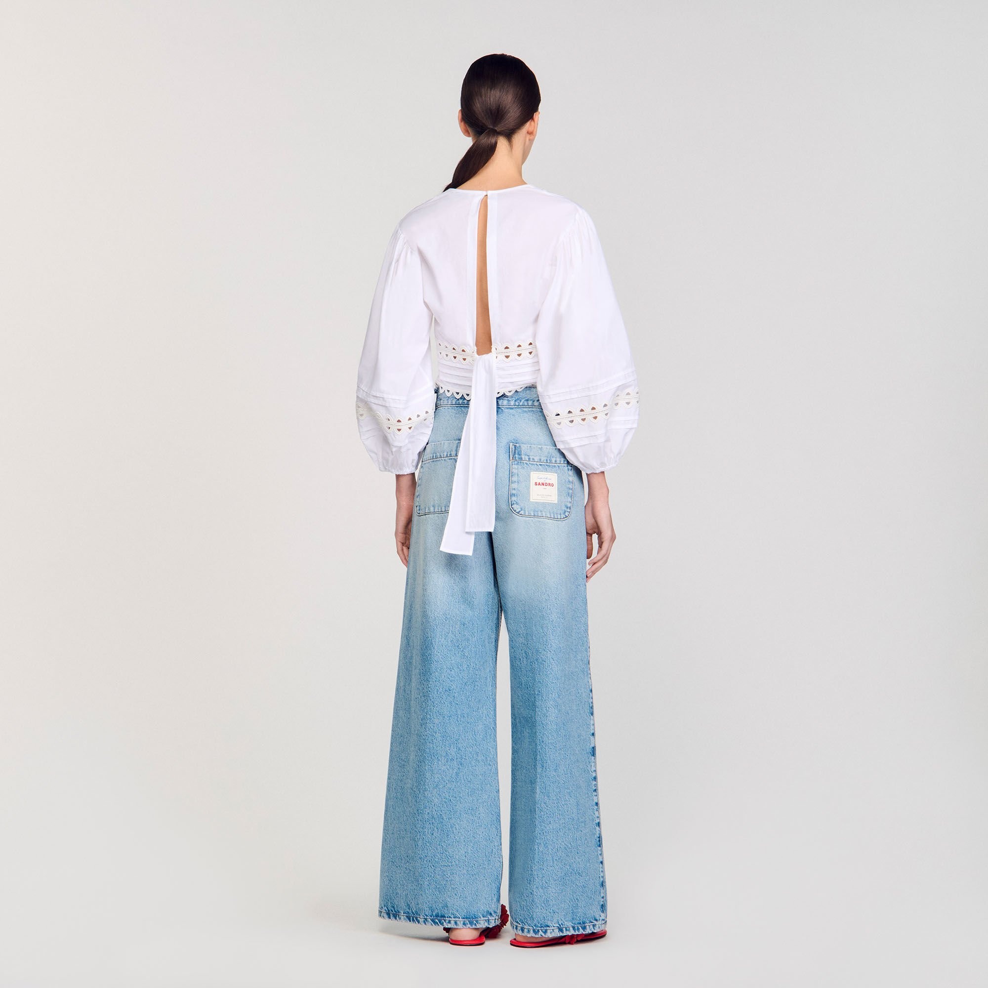 POPLIN CROP TOP - 5
