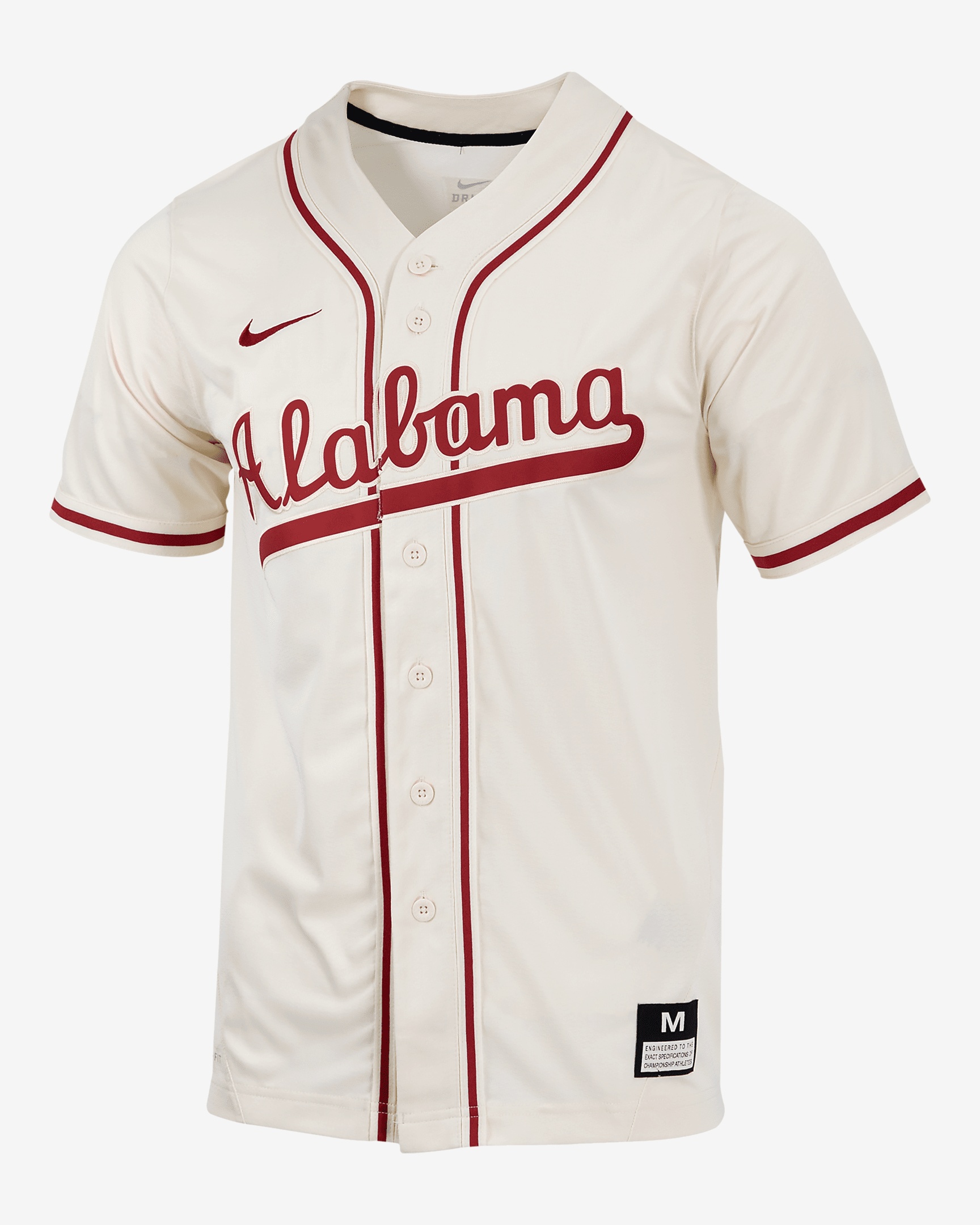 Alabama Nike Men's College Replica Baseball Jersey - 1