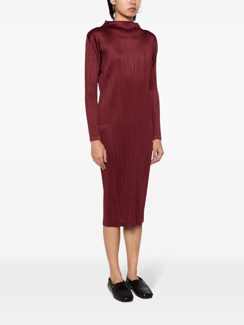 October pleated midi dress - 3