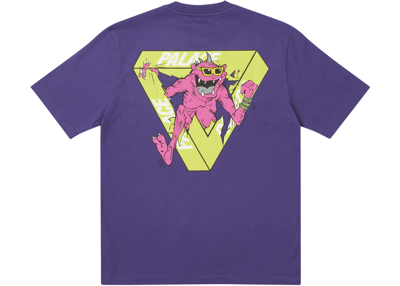 Palace M-Zone Mutant Ripper T-shirt Purple - 2