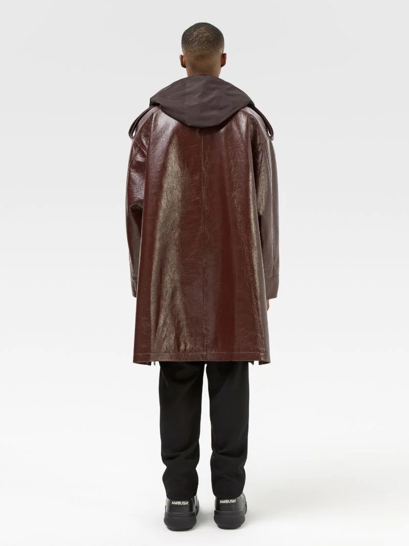LEATHER MOD COAT - 6