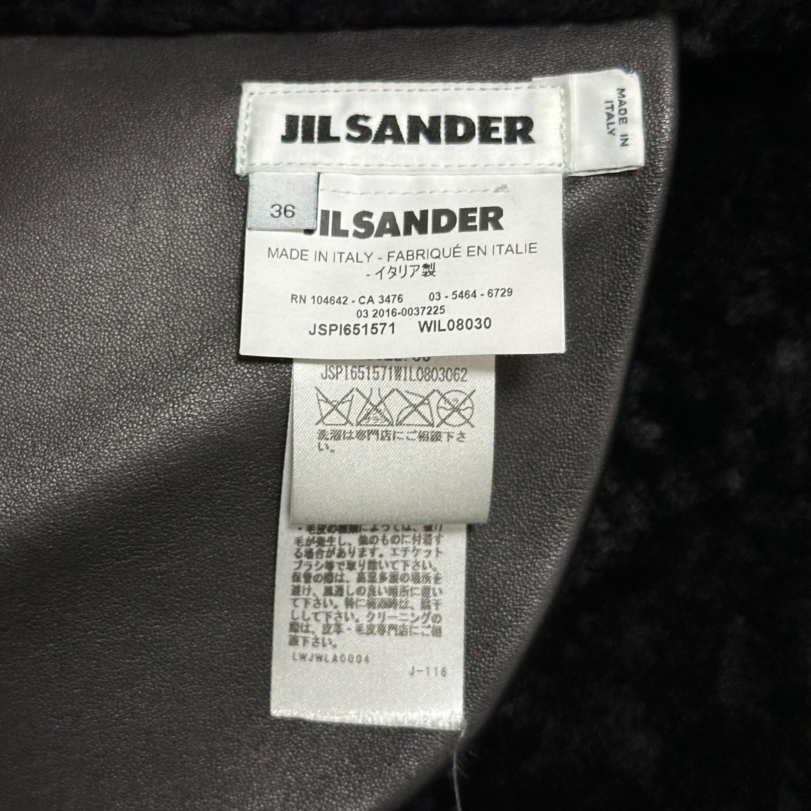 JIL SANDER Pre Fall 2019 Boa Leather Jacket - 7