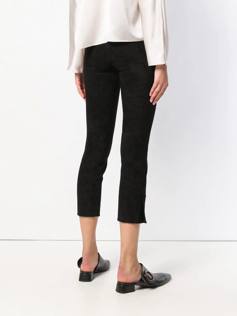 cropped skinny trousers - 6