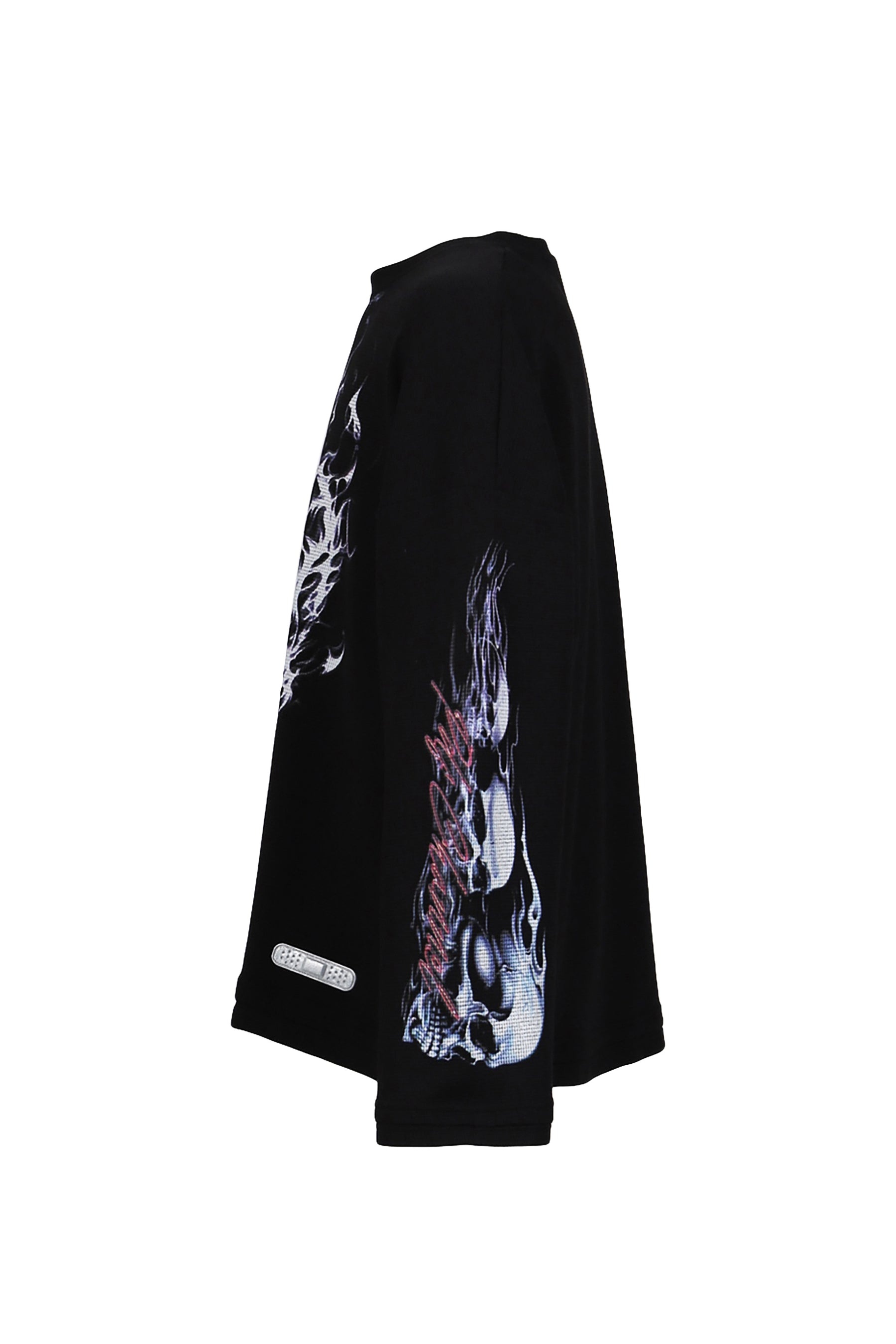 SKULL LONGSLEEVE (DOM47 BIS) / BLK - 7