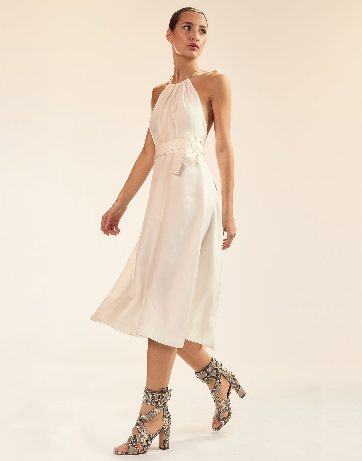 Talita Silk Wrap Dress - 5
