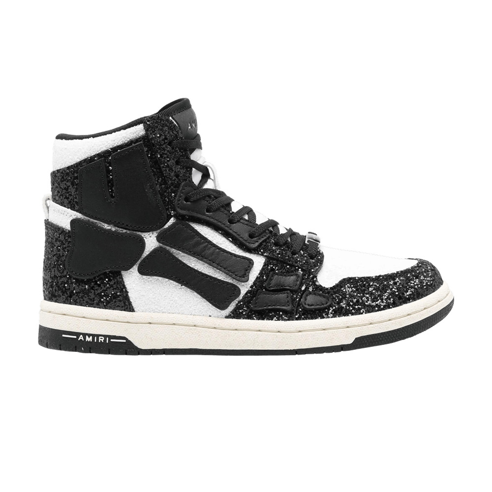Amiri Skel Top High 'Glitter - Black White' - 1