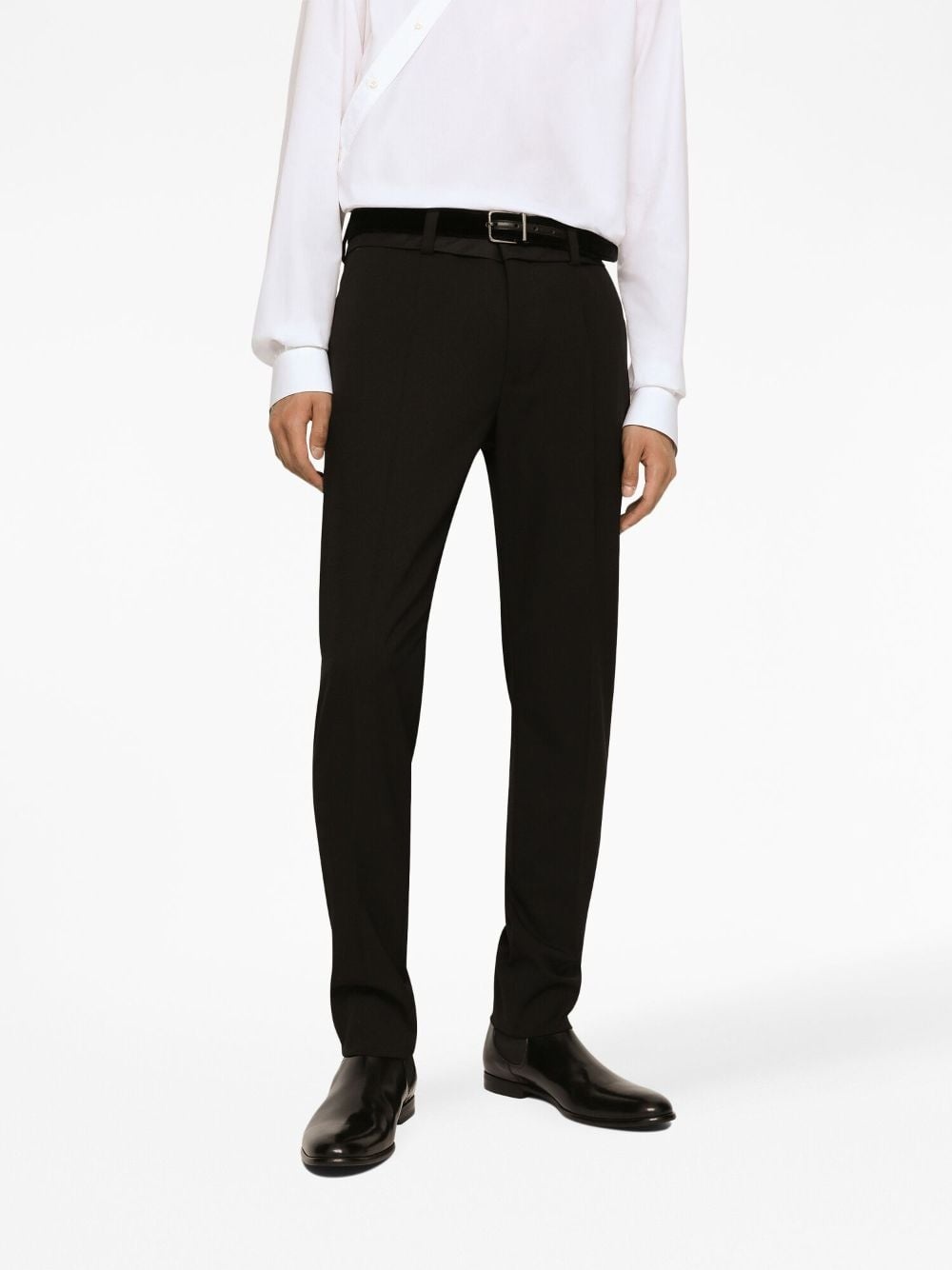 mid-rise tailored trousers - 5