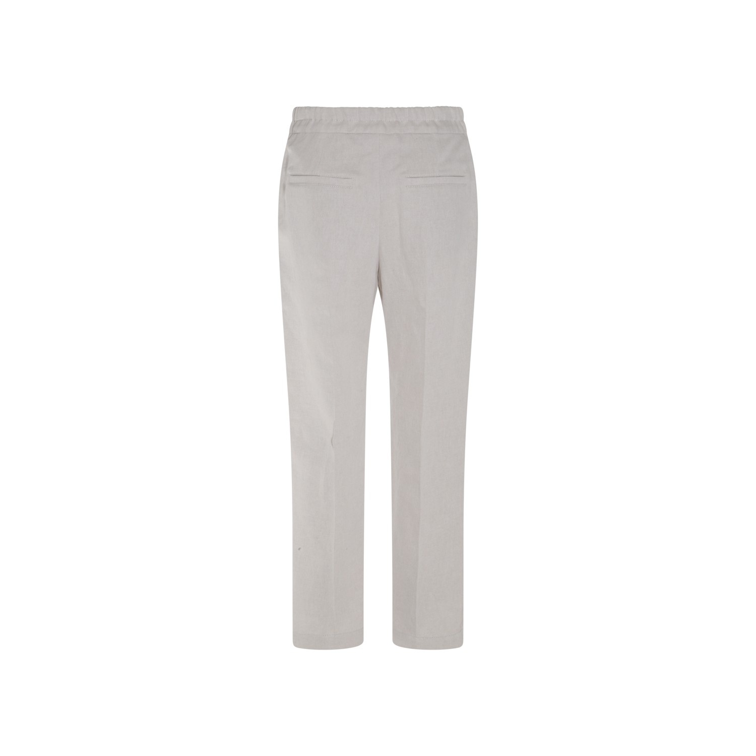 CHALK COTTON PANTS - 2