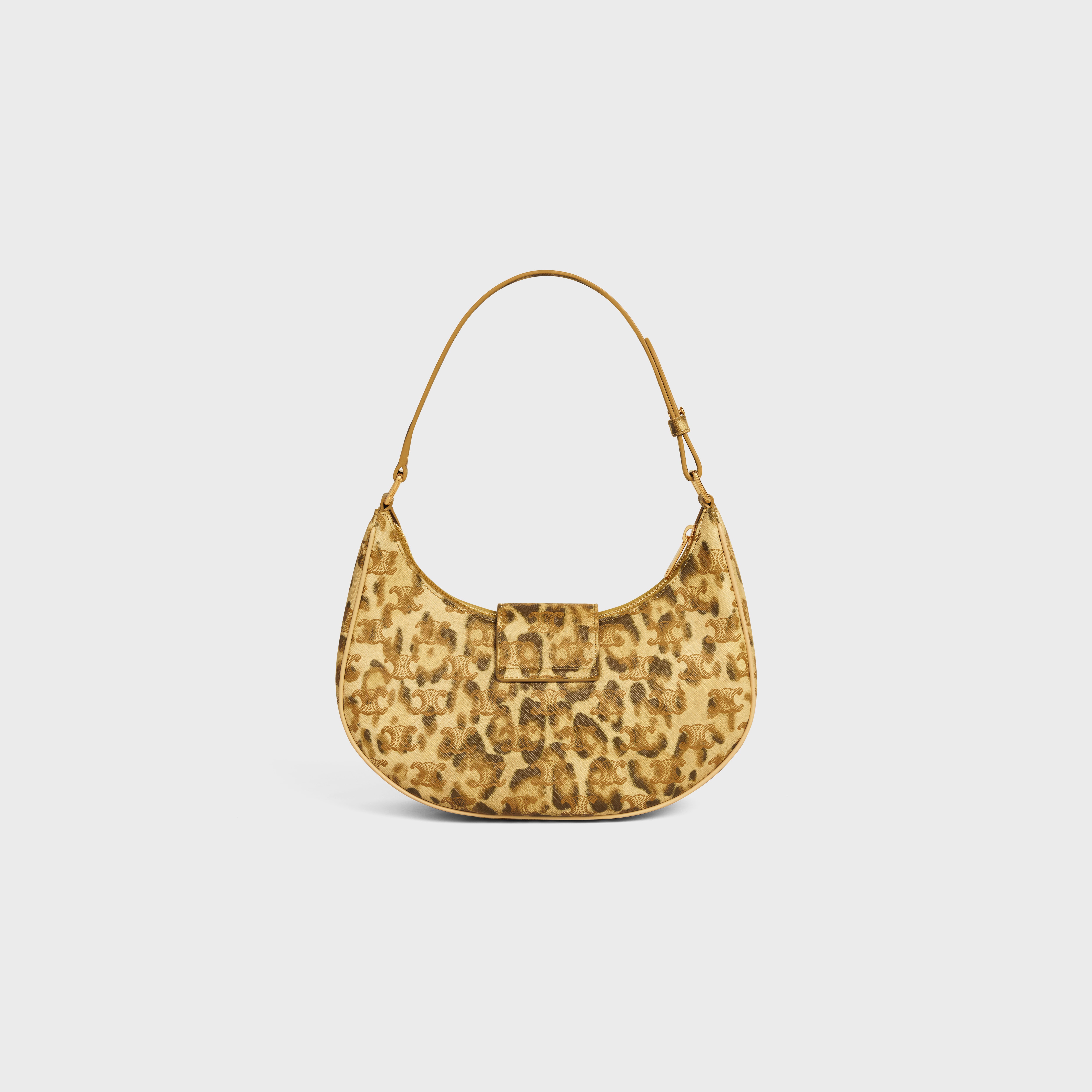 MEDIUM AVA TRIOMPHE BAG in Triomphe Canvas with leopard print - 3