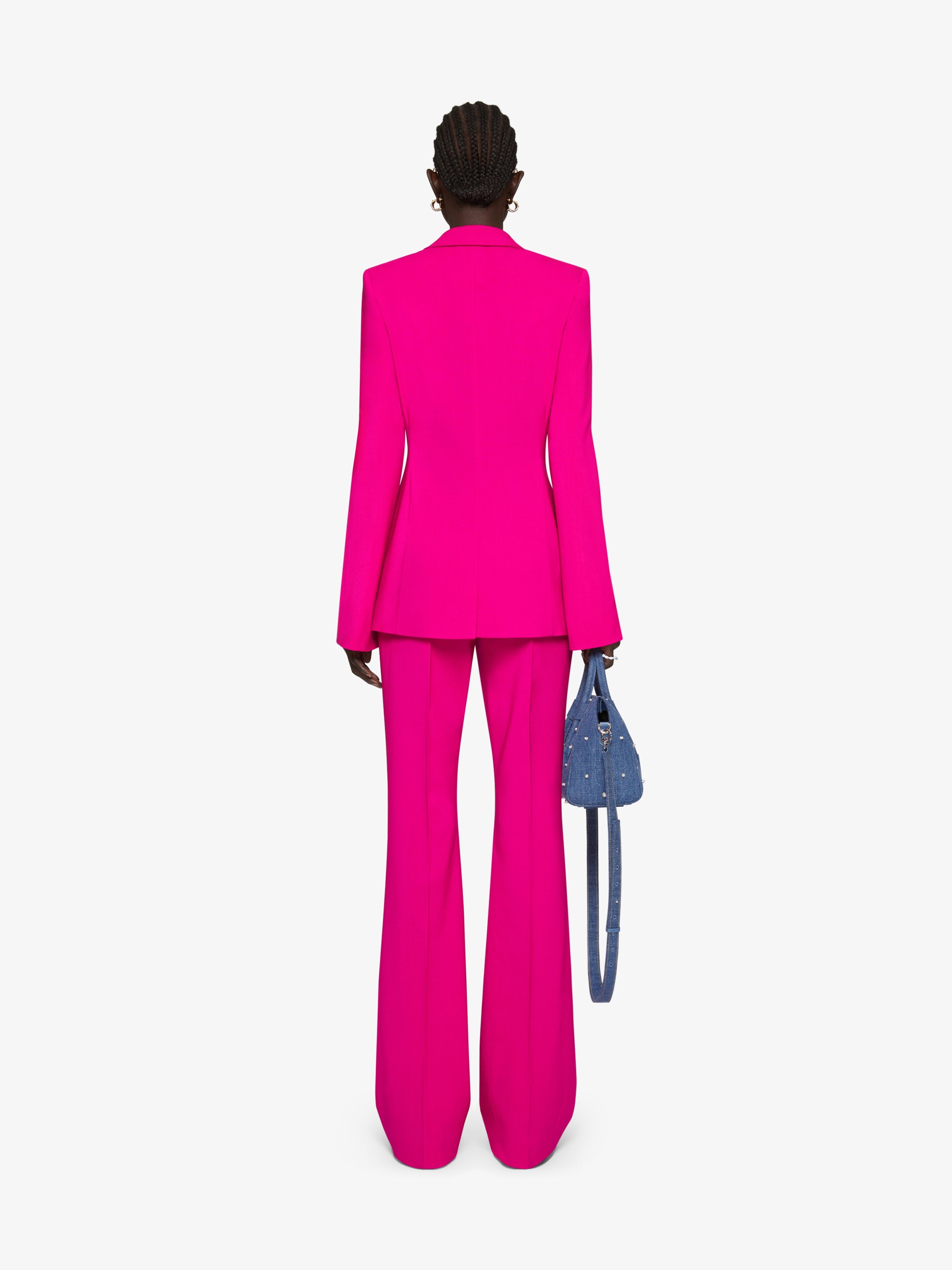 FLARE TAILORED PANTS IN WOOL - 4