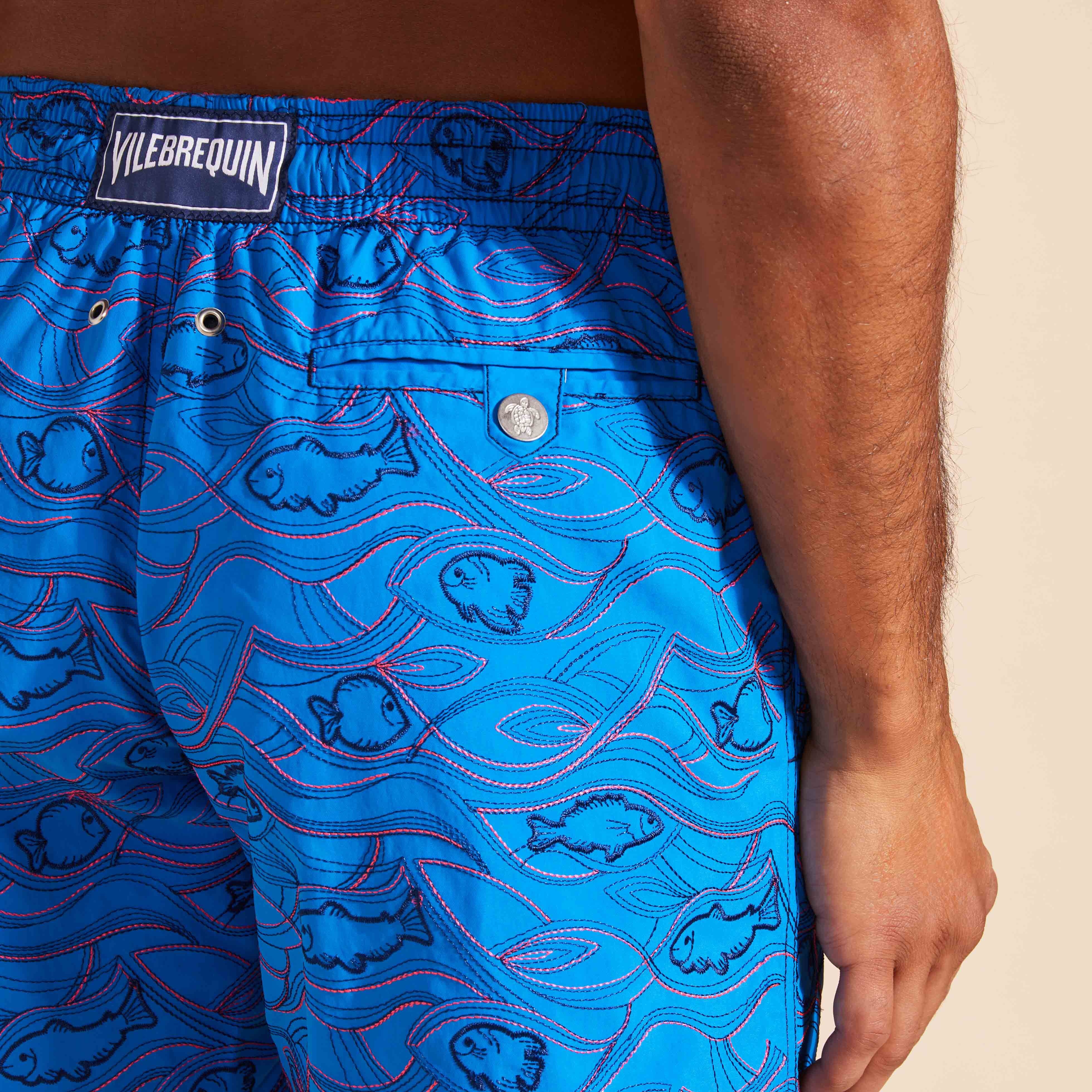 Men Swim Shorts Embroidered Aquarium- Limited Edition - 6