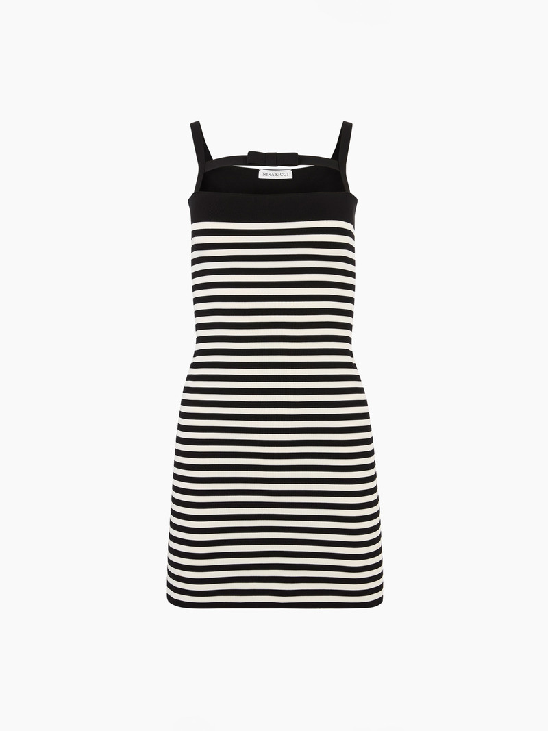 STRIPED KNIT DRESS 5