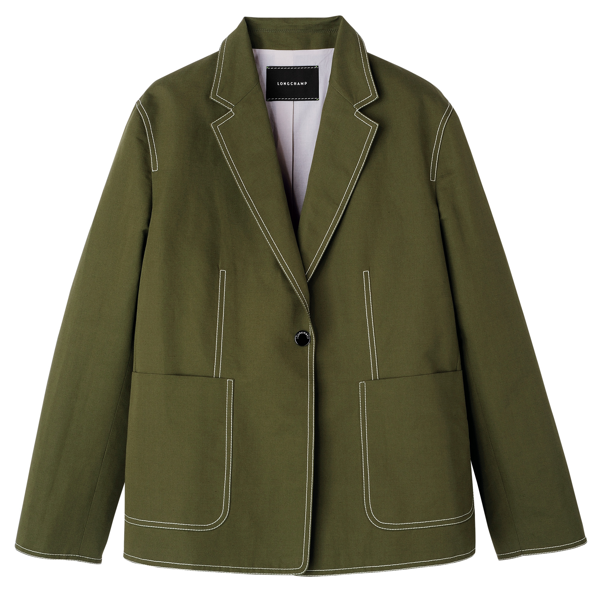 Jacket Khaki - Gabardine - 1