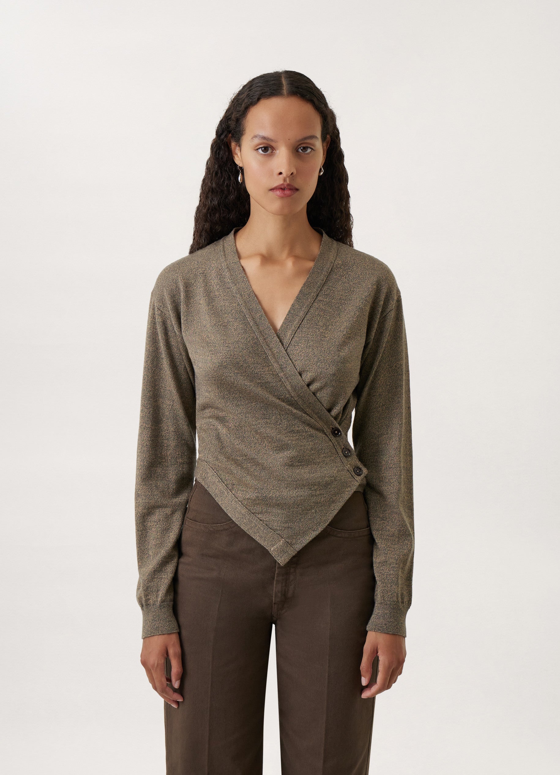 WRAP CARDIGAN
MERINO BLEND - 2