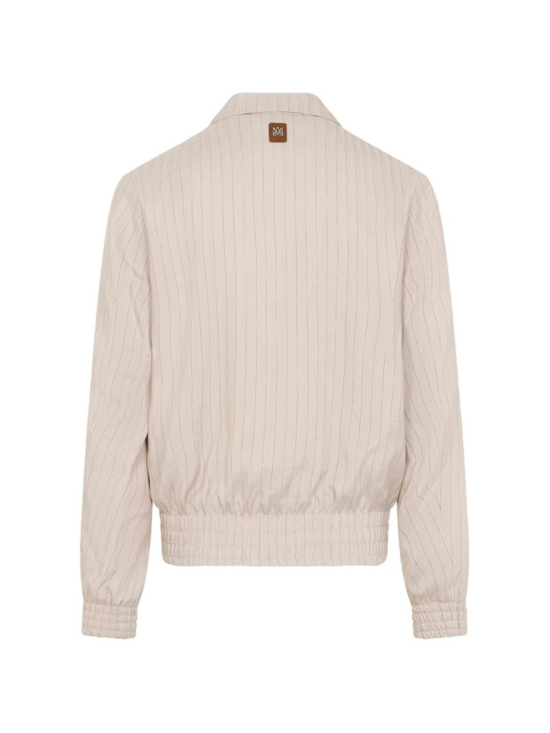AMIRI striped zip-up jacket outlook