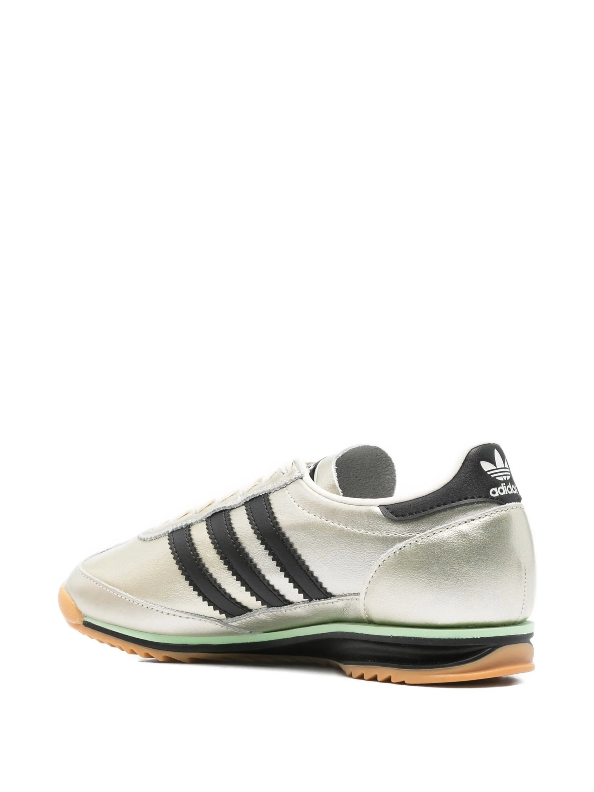 Adidas SL 72 OG Three-stripe Metallic-leather Sneakers - 3