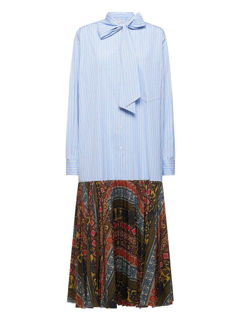stripe-pattern maxi dress 1