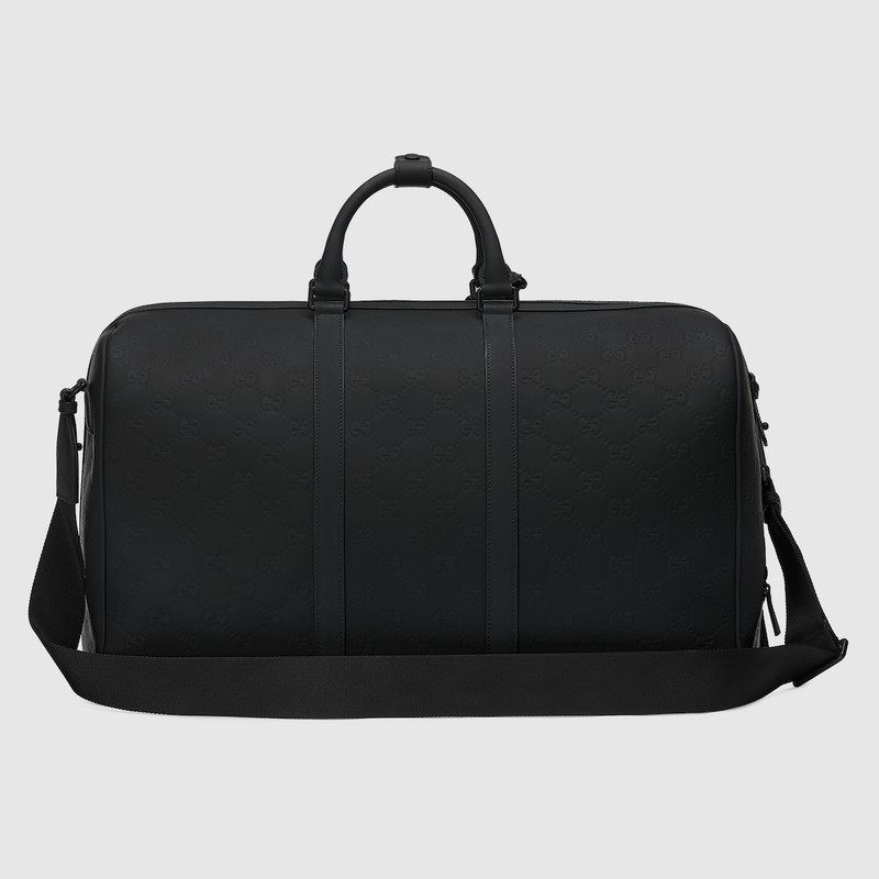 GG rubber-effect large duffle bag 4