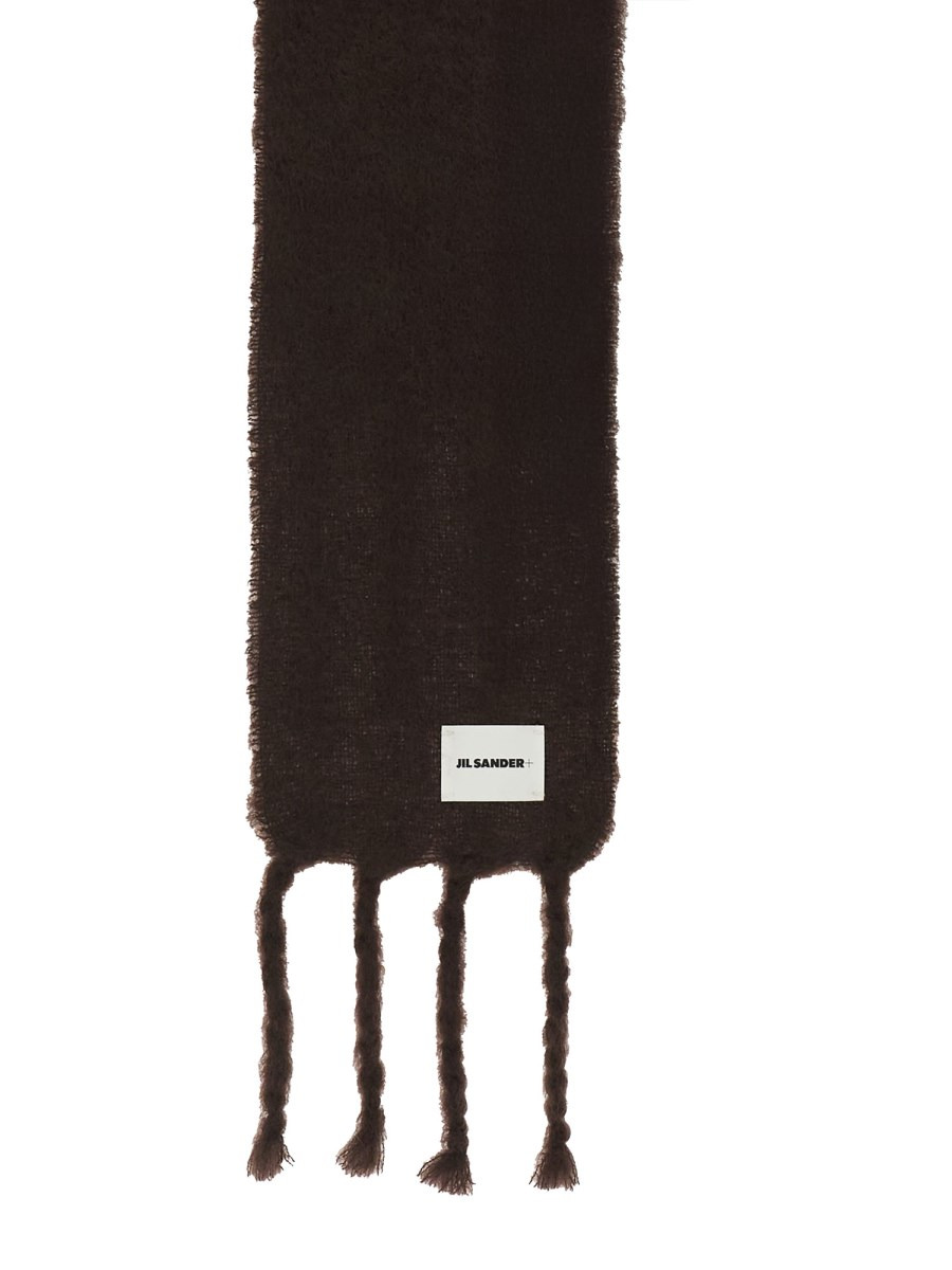 WOOL BLEND SCARF WITH BANGS - 2