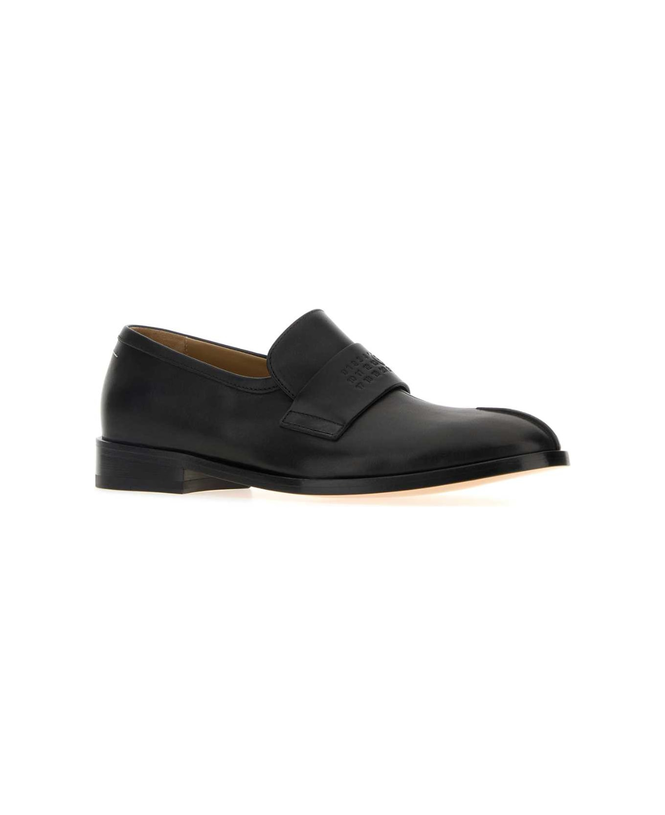 Black Leather Loafers - 2