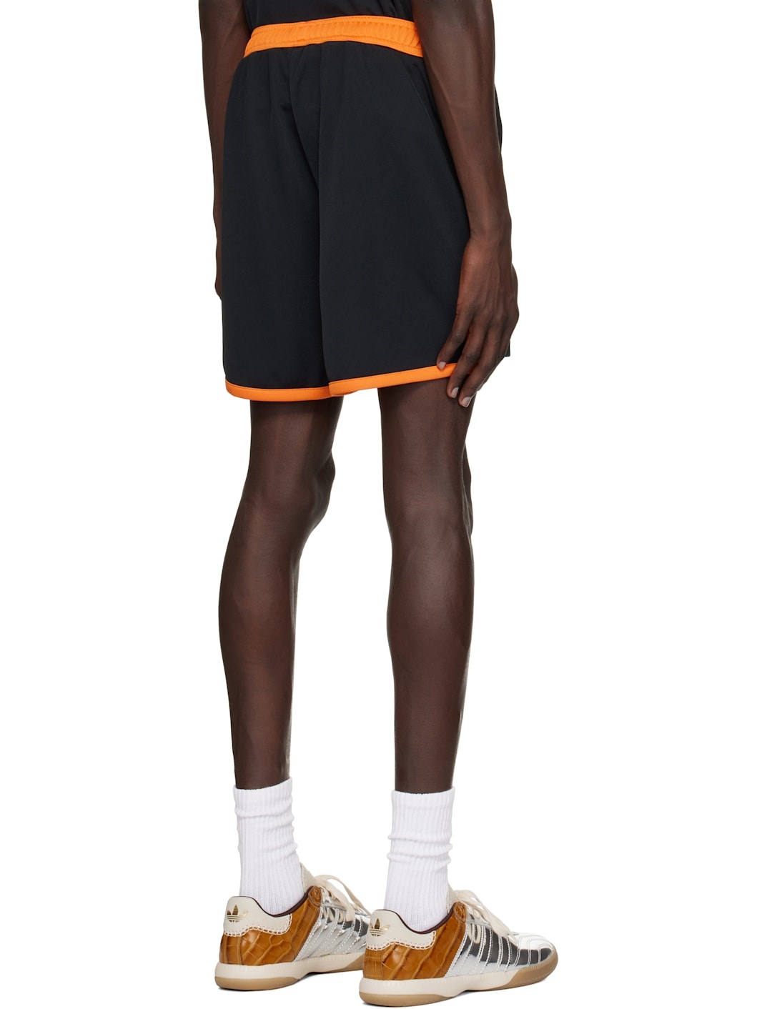 Black & Orange Home Jersey Shorts - 3