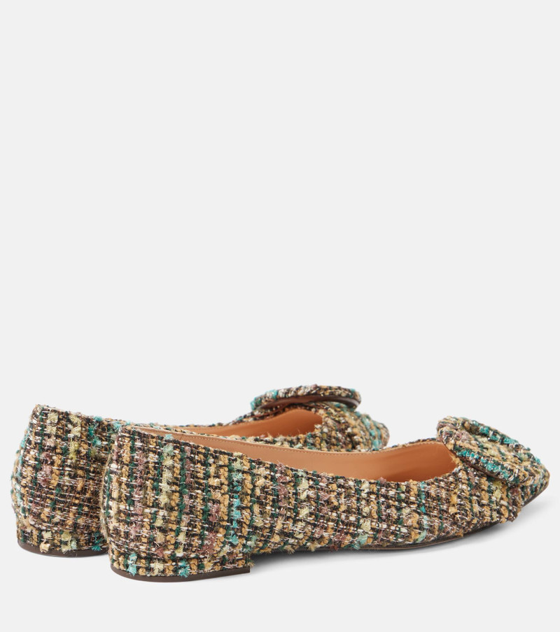 Venezia tweed ballet flats 3