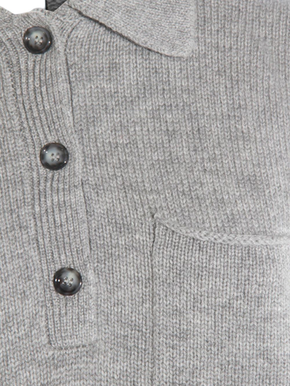 polo-neck patch-pocket sweater - 3