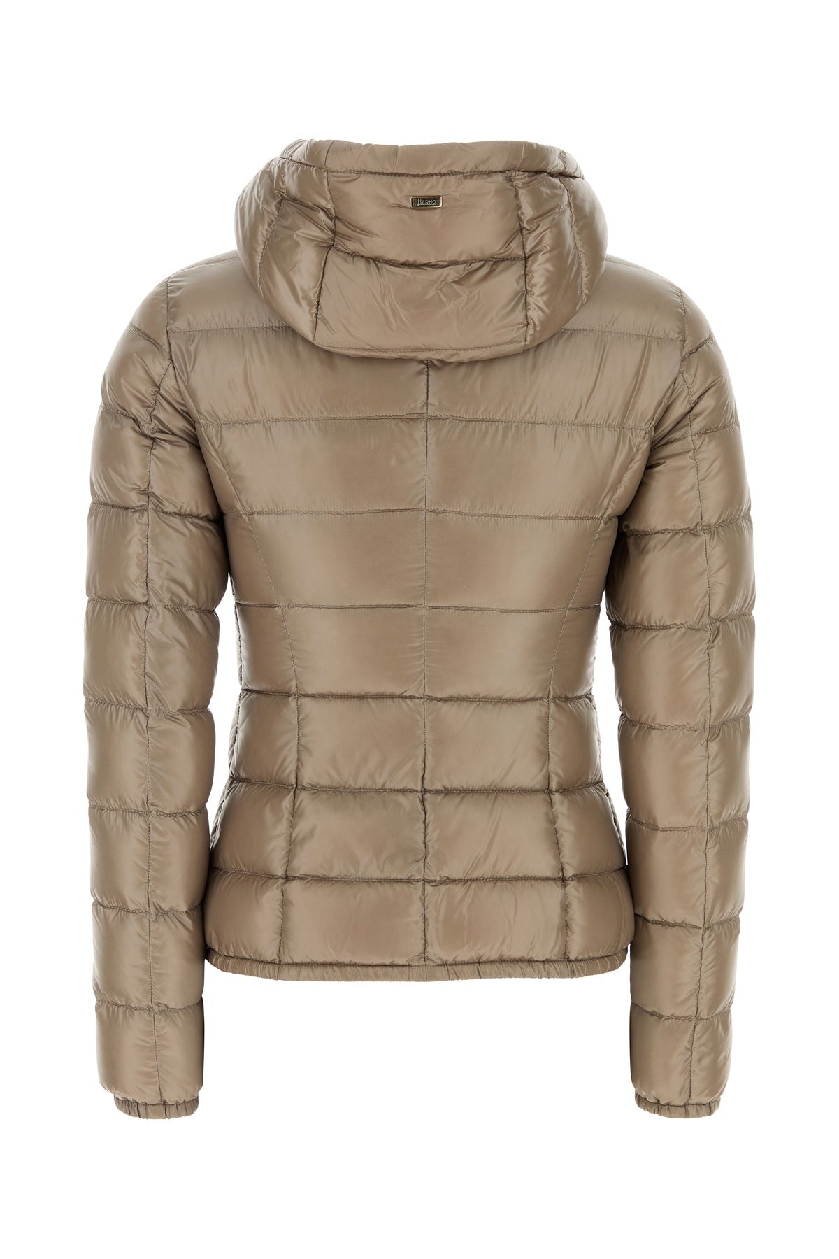 Cappuccino nylon down jacket - 2
