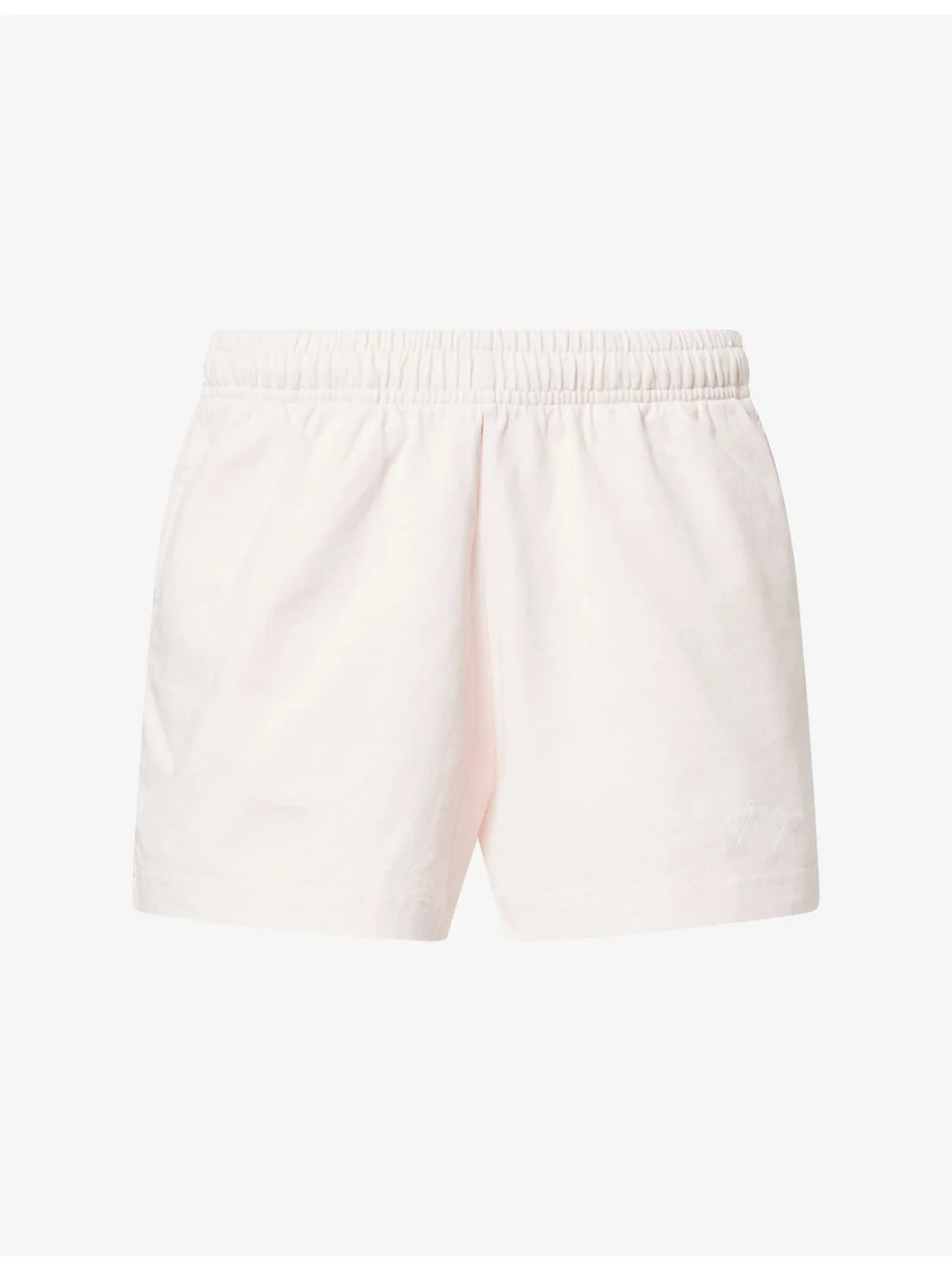International Disco Brand-Print Cotton Shorts - 1