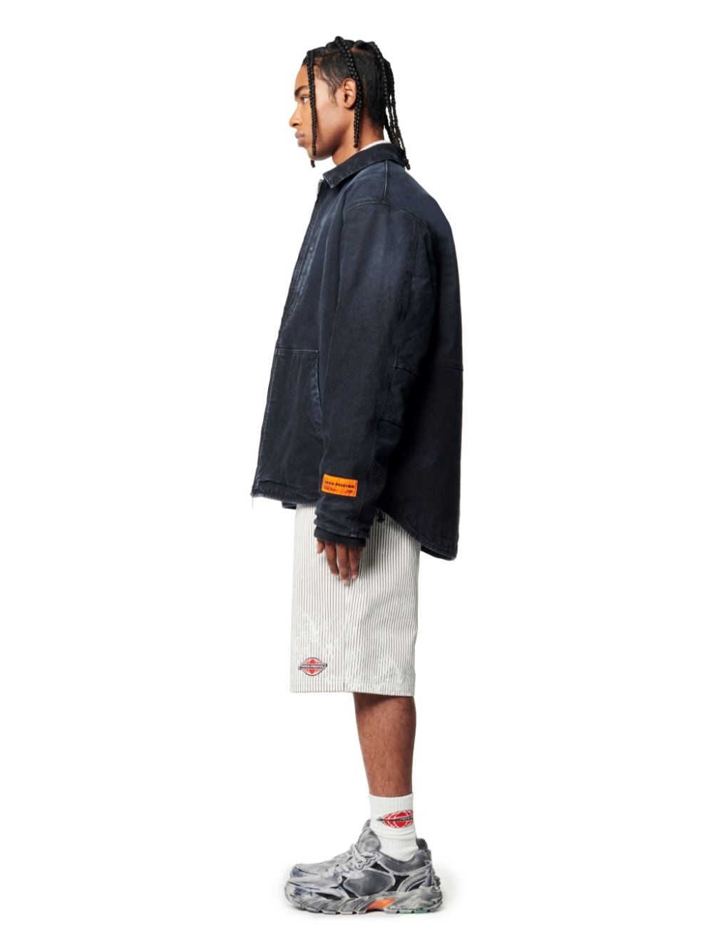 Stripes Canvas Shorts - 3
