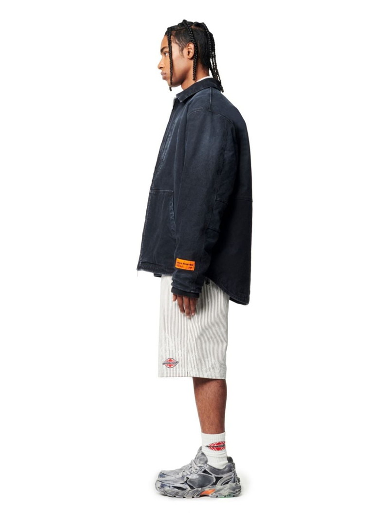 Stripes Canvas Shorts 3