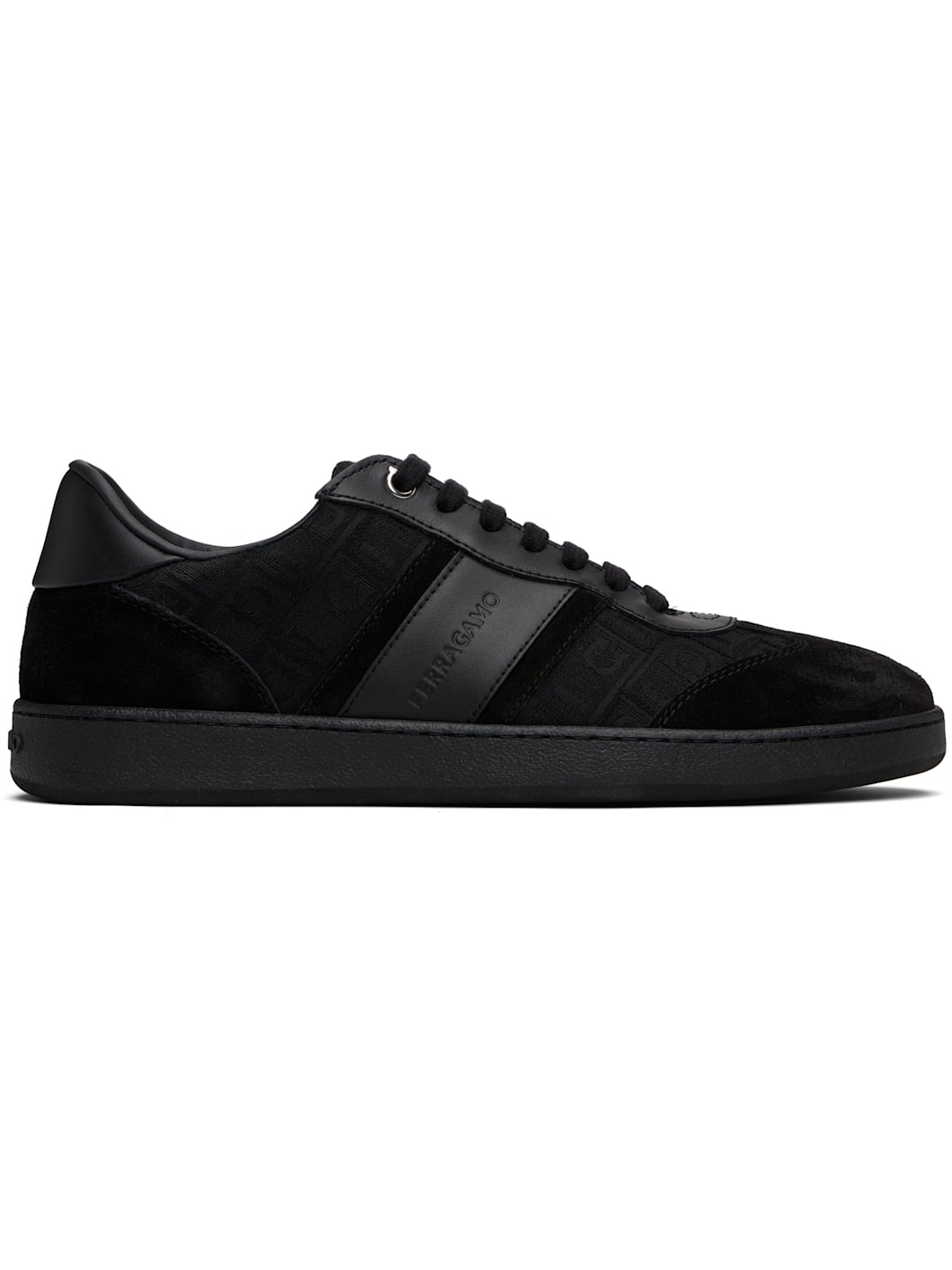 Black Signature Low-Top Sneakers - 1