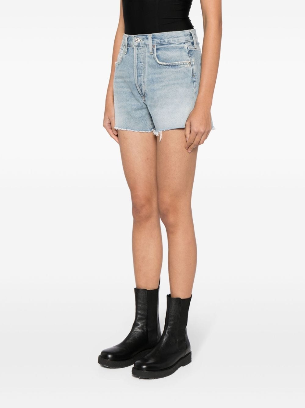 Marlow denim mini shorts - 3